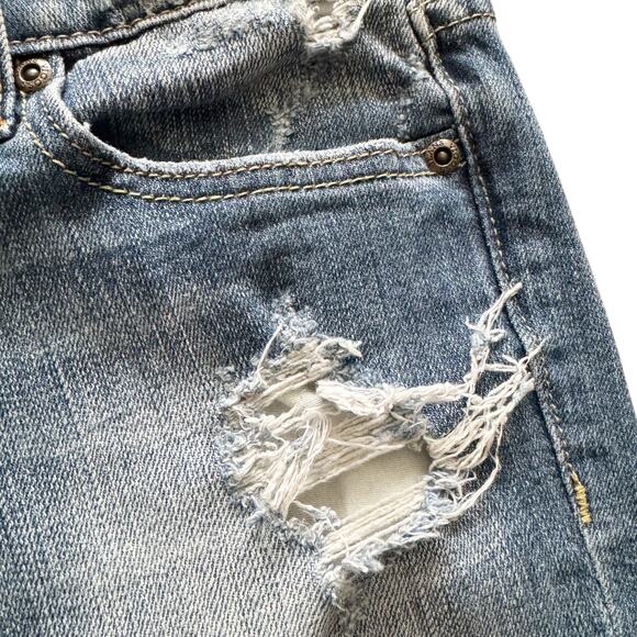 Vigoss Jeans Women's Sz 5/6 28 The Miami Boot Bootcut Distressed Grunge Low Rise - Picture 4 of 16